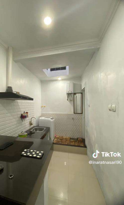 Transformasi dapur rumah subsidi yang awalnya cupu.