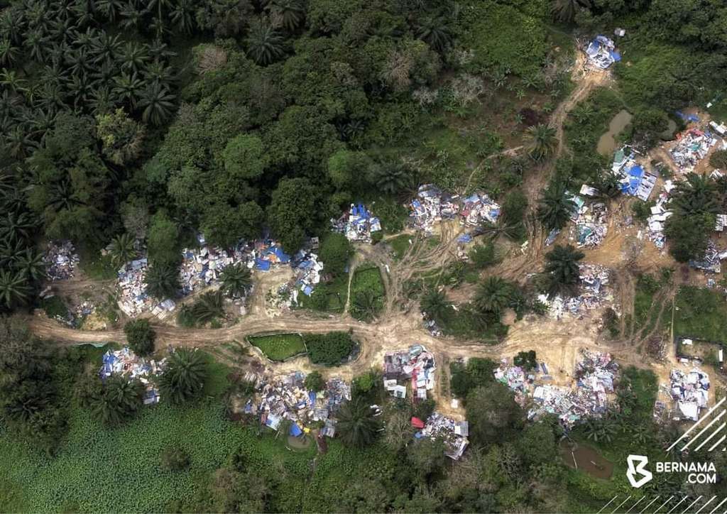perkampungan ilegal indonesia di malaysia