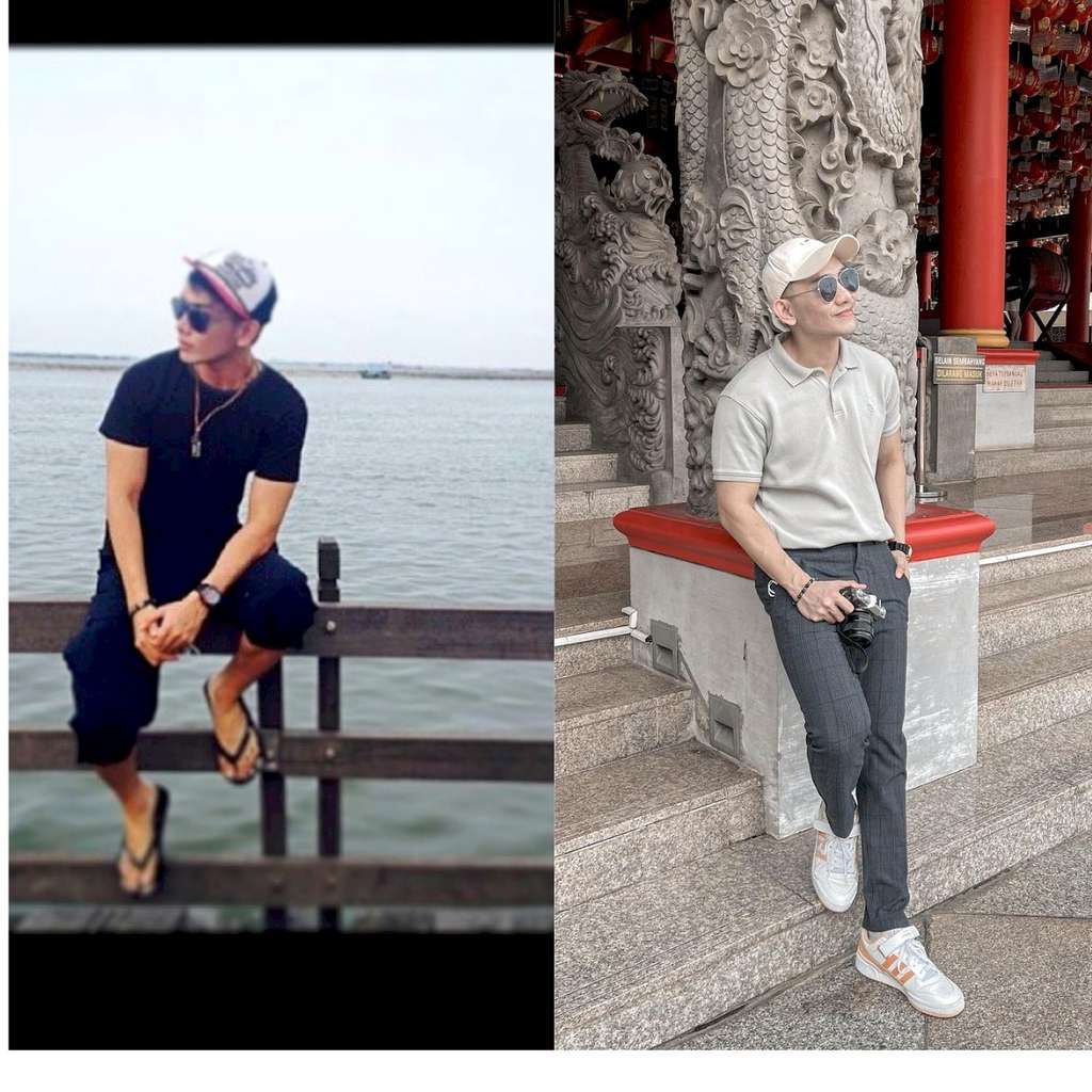 Potret John Pantau dulu dan sekarang