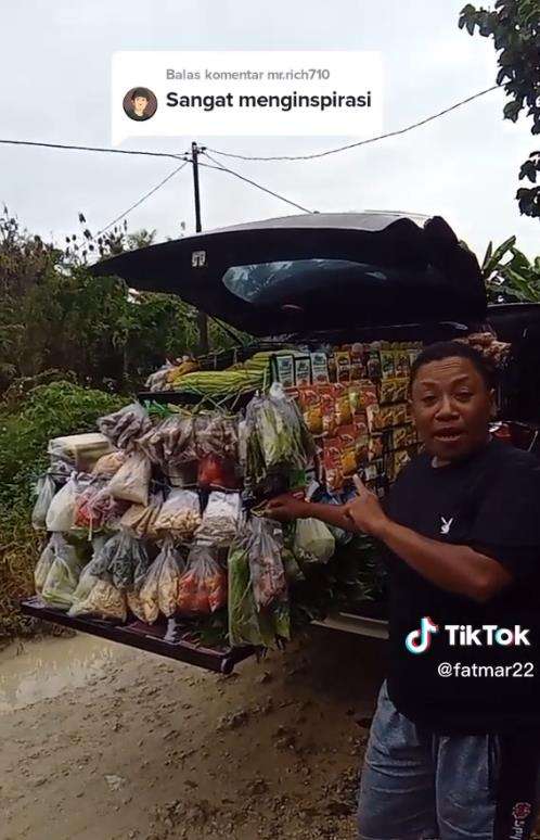 Viral Daihatsu Terios di Papua dipakai buat jualan sayur keliling.