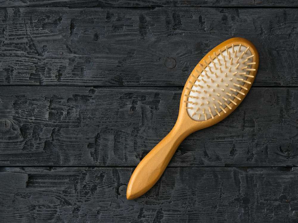 Wooden Bristle Comb