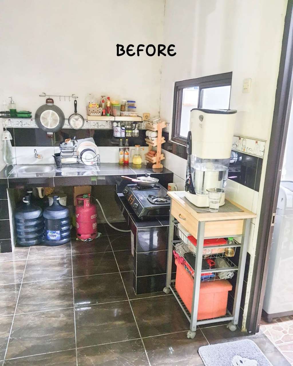 Dapur before