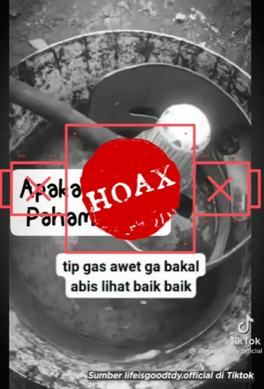Cek Fakta: Rendam Tabung Gas dalam Air Bisa Bikin Awet