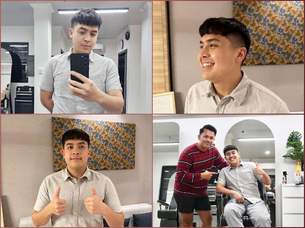 Model gaya rambut baru Jerome Polin