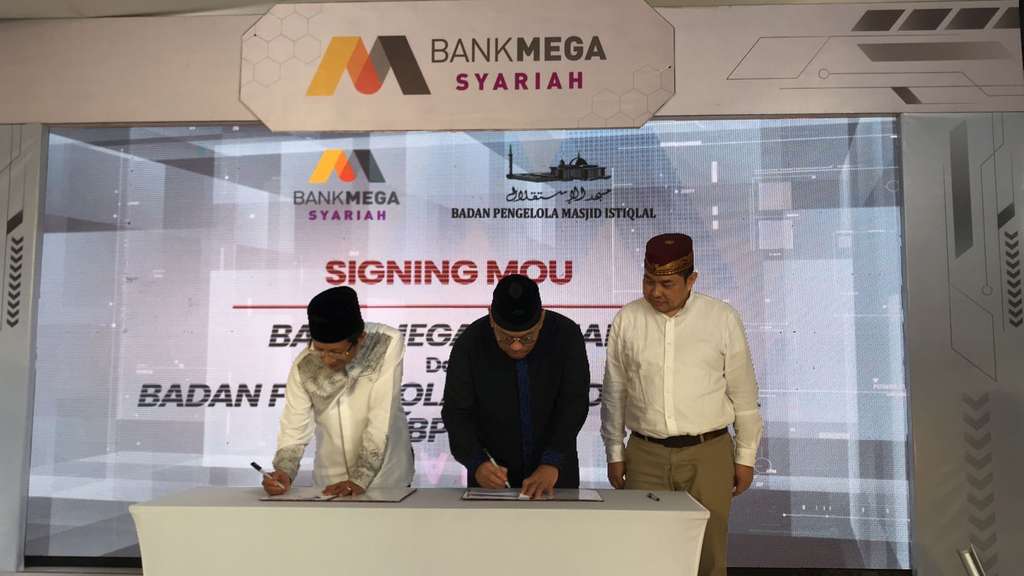 Punya Visi yang Sama, Istiqlal dan Bank Mega Syariah Saling Dukung Tingkatkan Martabat Umat Islam