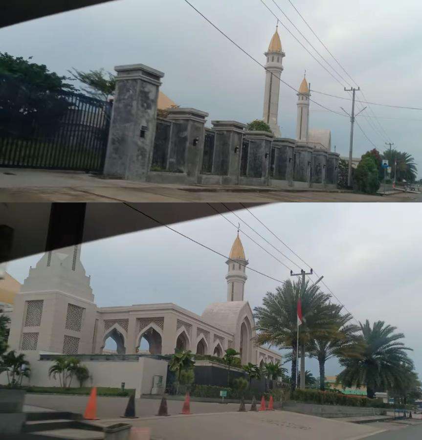 Bangunan dan jalan yang dibangun Haji Isam.