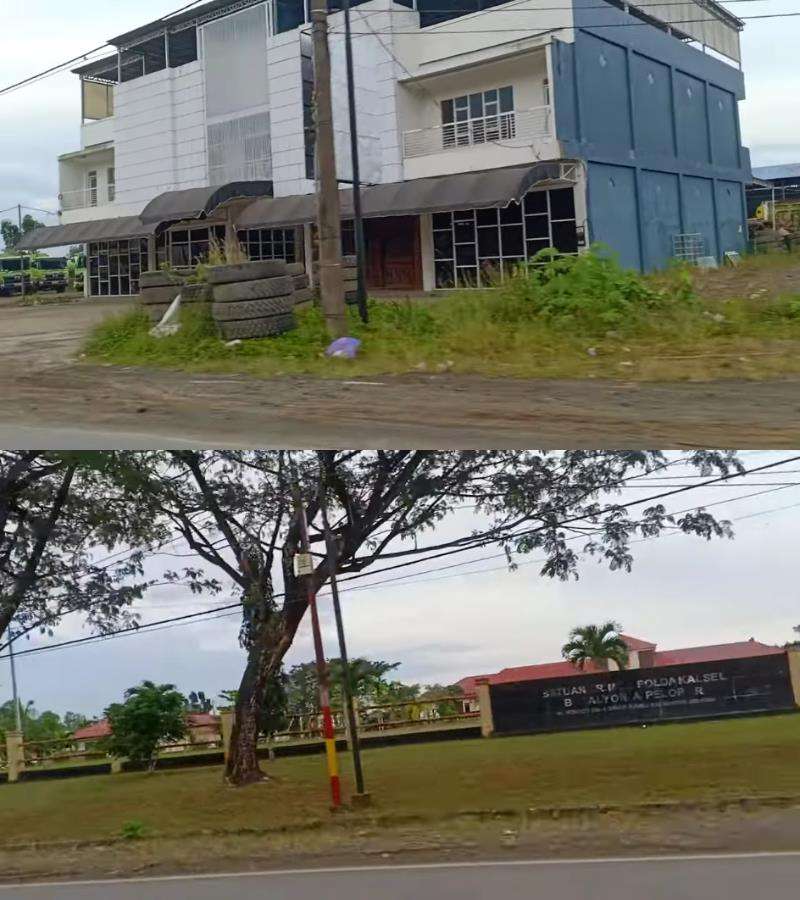 Bangunan dan jalan yang dibangun Haji Isam.