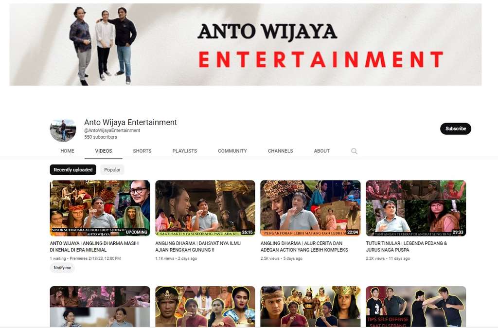 Kabar Anto Wijaya pemeran utama Angling Dharma Kabar Anto Wijaya pemeran utama Angling Dharma