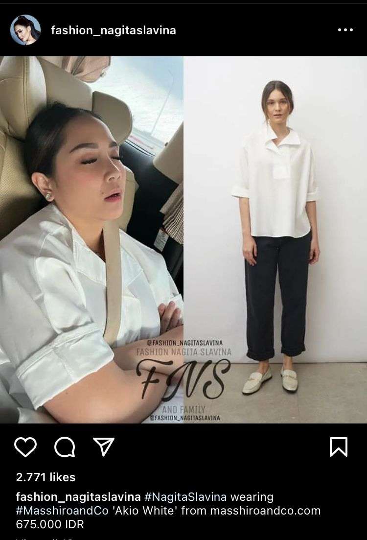 Tumben Nagita Pakai Baju Murah, Gayanya Bikin Warganet Salfok