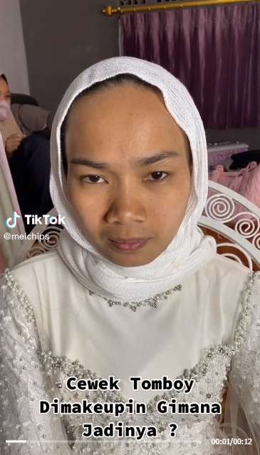 Begini Jadinya Kalau Cewek Tomboy Di Makeup-in