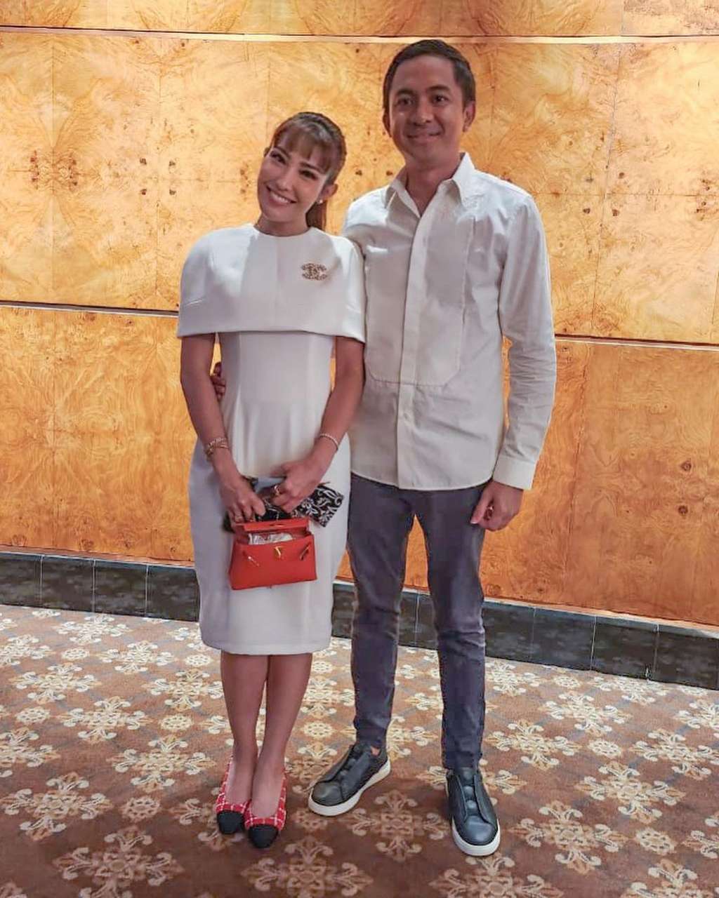 Potret Ayu Dewi dan Regi Datau