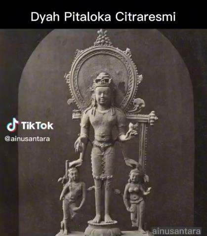 Transformasi patung Dyah Pitaloka Puteri Kerajaan Sunda yang cantik jelita.