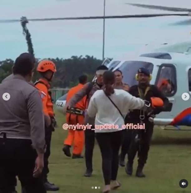 Momen Haru Kompol Ayani Bertemu Istrinya Usai Selamat dari Kecelakaan Helikopter Rombongan Polda Jambi