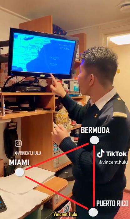 Detik-detik menegangkan berlayar di atas lautan angker Segitiga Bermuda.