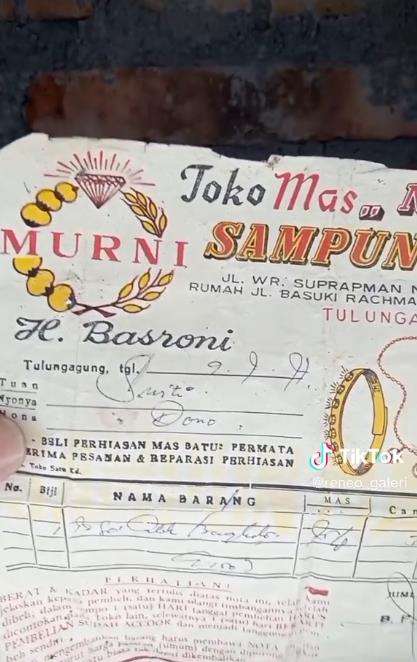 Harga emas tahun 1977.