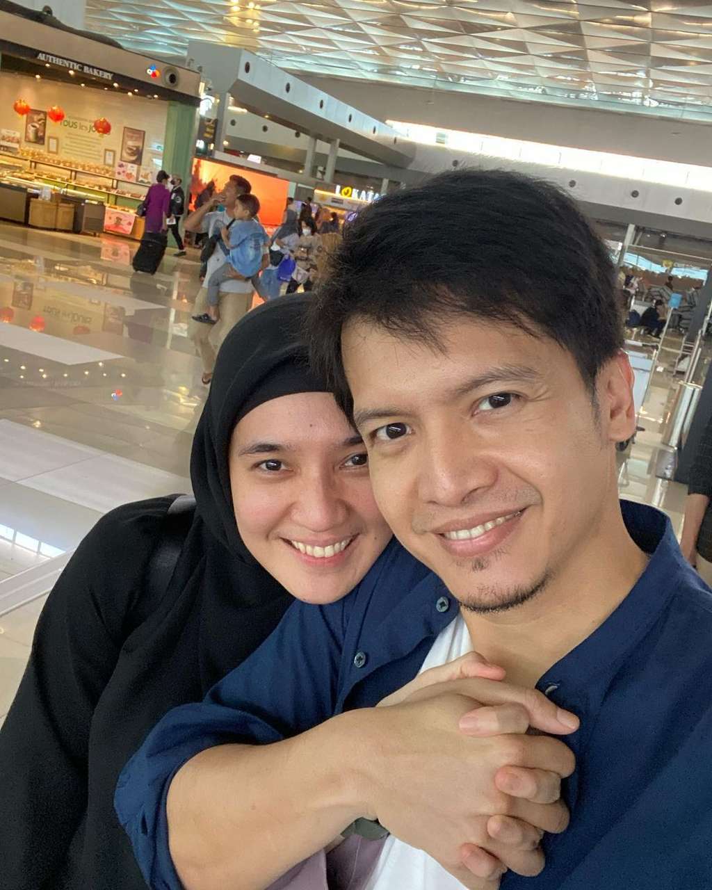 Potret Dimas Seto dan Dhini Aminarti