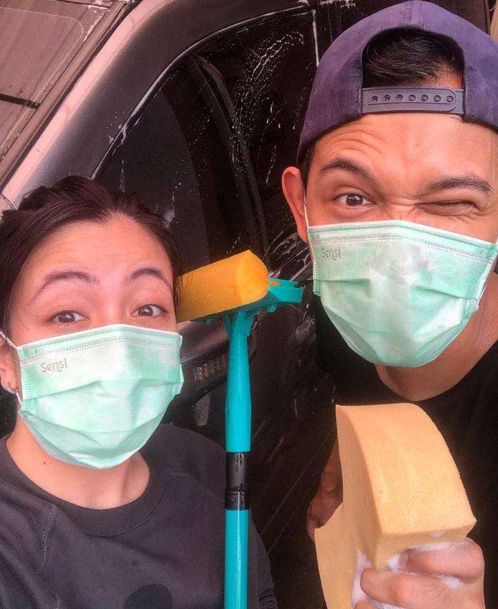 Potret Bondan Prakoso dan Istri Potret Bondan Prakoso dan Istri