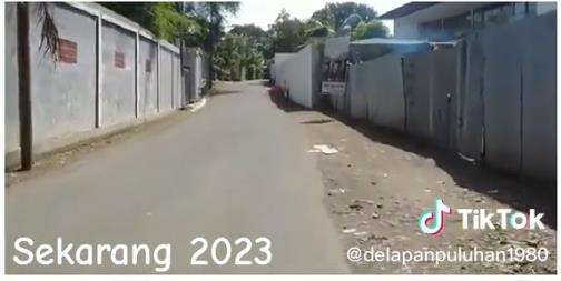 Tembok 'lejen' di sinetron Si Doel Anak Sekolahan.