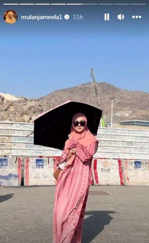 mulan jameela umroh