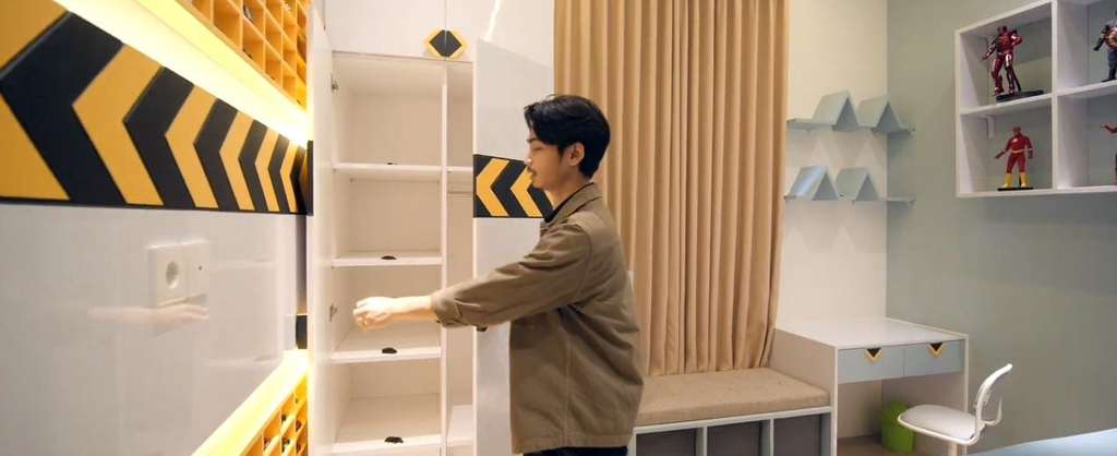 Potret kamar Arsha putra Denny Cagur dan Shanty