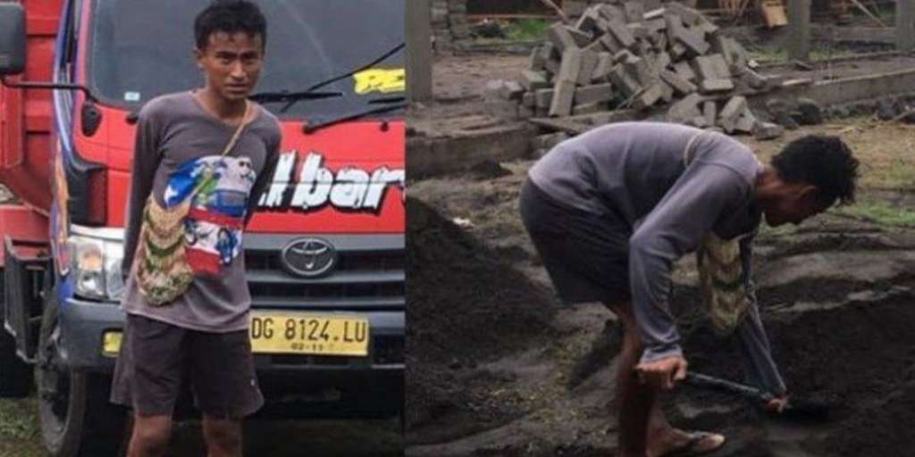 Rafdi Anak Pejabat Pilih Hidup Sederhana Jadi Kuli Bangunan