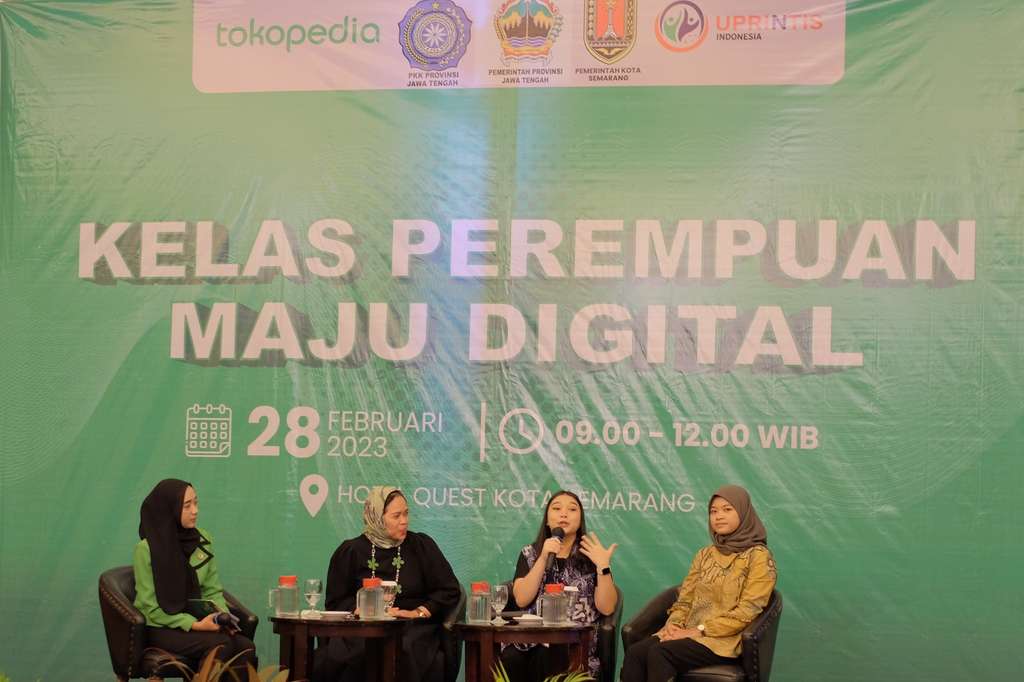 Adakan Kelas Perempuan Maju Digital, Intip Aksi Kerja Sama Tokopedia Bersama UPRINTIS, TP-PKK Jawa T