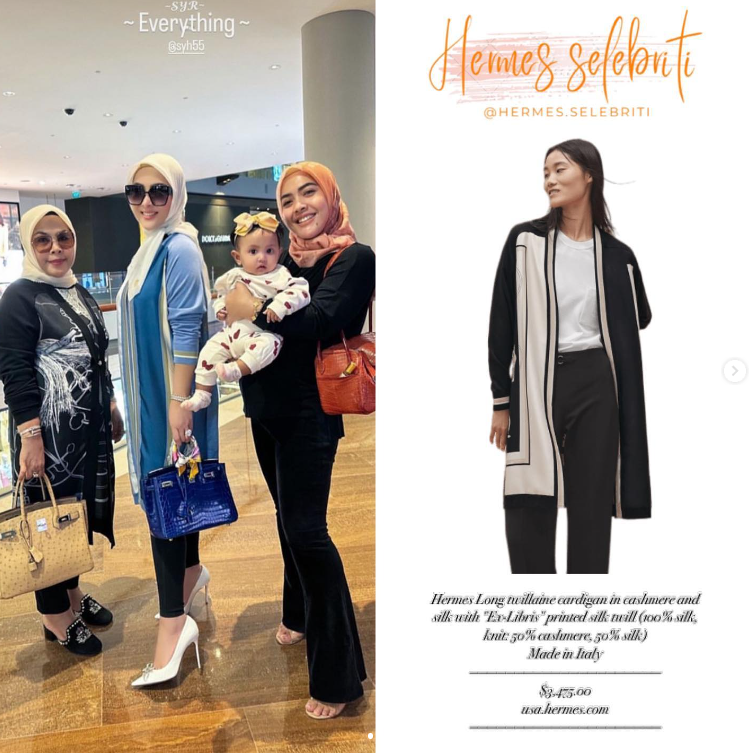 Instagram @hermes.selebriti Instagram @hermes.selebriti
