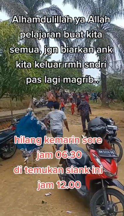 Anak usia 2 tahun hilang dibawa pergi makhluk halus.