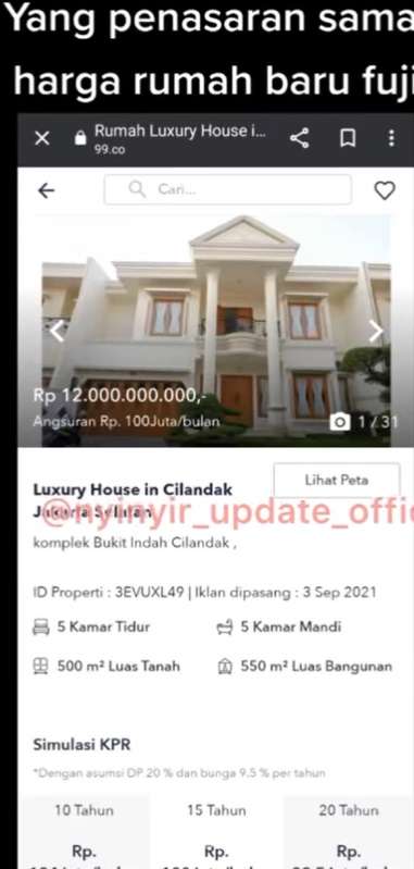 Harga Rumah Fuji