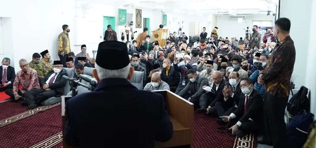 Melihat Keindahan Masjid Istiqlal Osaka yang Baru Diresmikan Wapres Ma’ruf Amin di Jepang