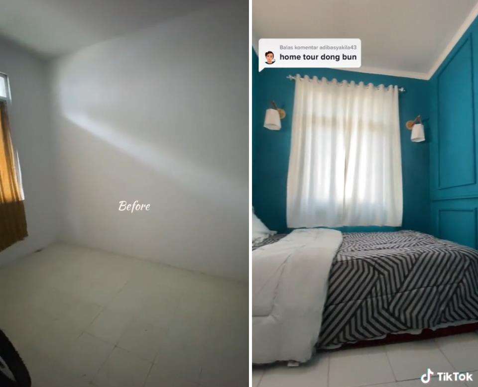 Renovasi rumah subsidi jadi estetik habis cuma Rp38 jutaan.