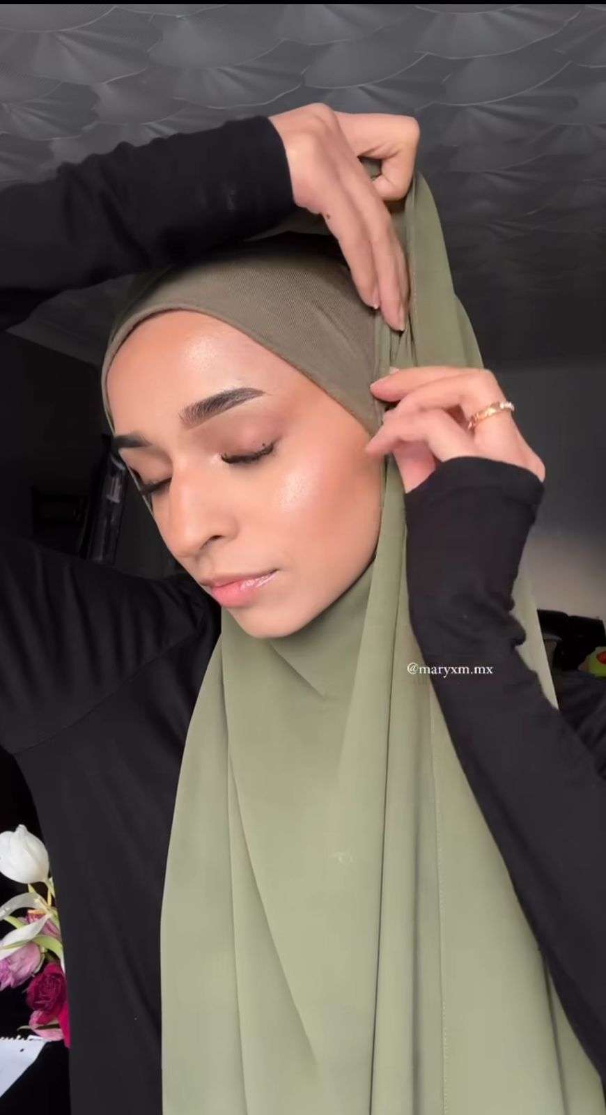 Cuma Pakai Satu Jarum, Pashmina Simpel Langsung Jadi Stylish