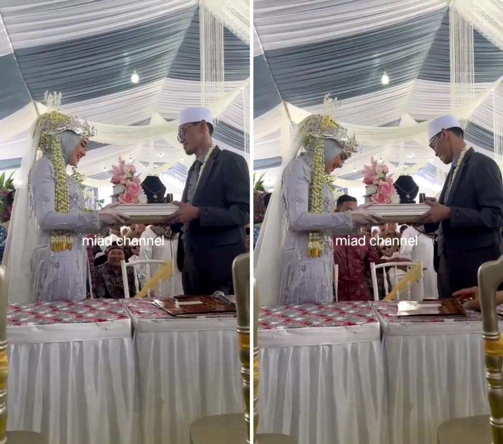 Potret istri baru Ustaz Tile yang cantik.