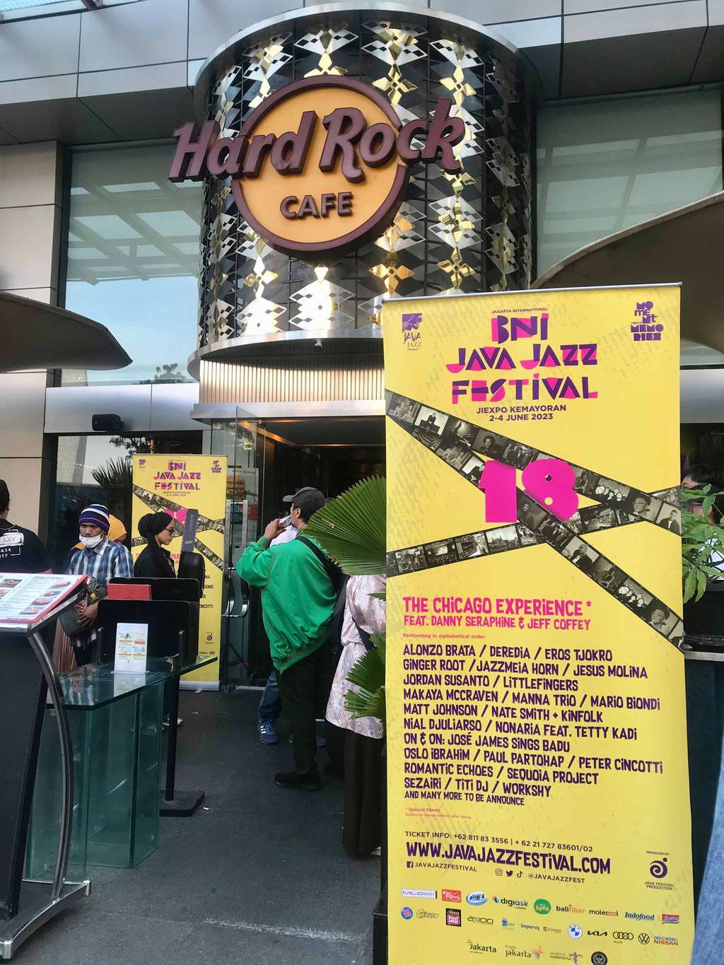 Konferensi Pers Jakarta International BNI Java Jazz Festival 2023 di Hard Rock Cafe, Pacific Place, Jakarta (8/03/2023)