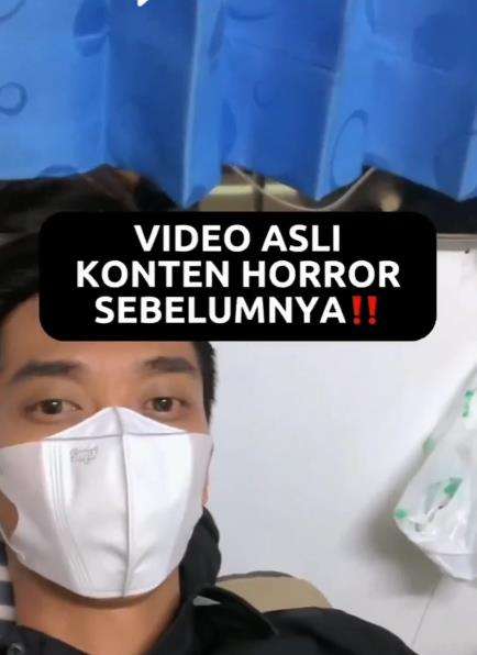 Video penampakan sosok aneh di jendela kereta api.