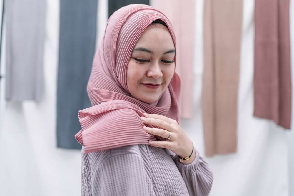 Hijab plisket Hijab plisket
