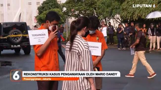 Momen Rekonstruksi Skenario Perencanaan Penganiayaan David