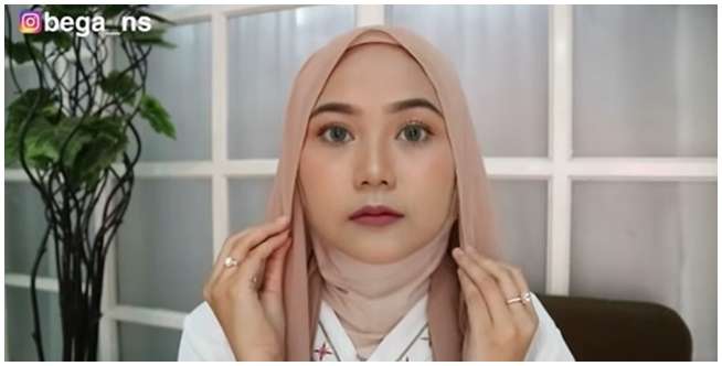 Tutorial Hijab Pashmina Wajah Bulat
