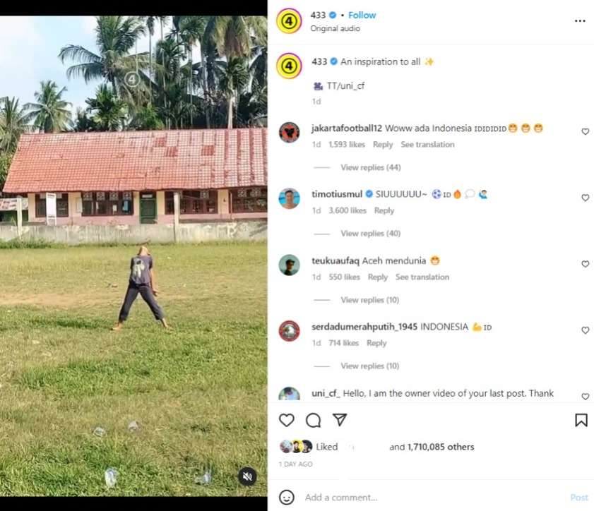 Viral Video Bocah Indonesia Selebrasi Siuu Masuk Media Sepakbola Dunia