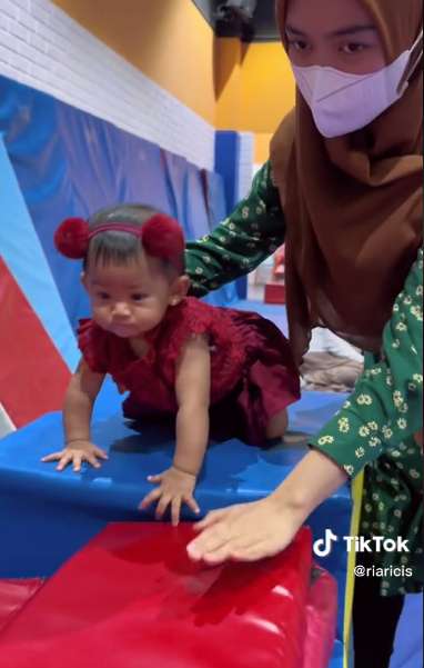 Potret Moana aktif banget di sekolah