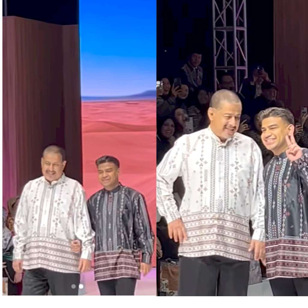 Fadil Jaidi dan ayahnya Pak Muh