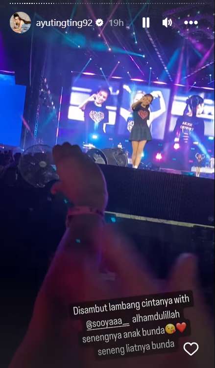 Ayu dan Bilqis  dapat notice dari Jisoo