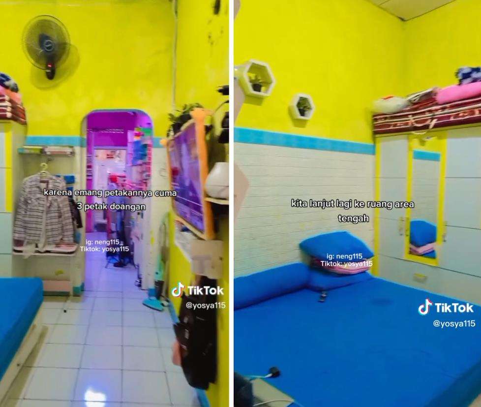 Room tour rumah petak Rp700 ribu.