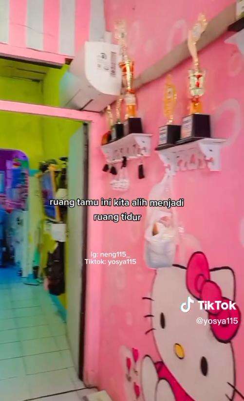 Room tour rumah petak Rp700 ribu.