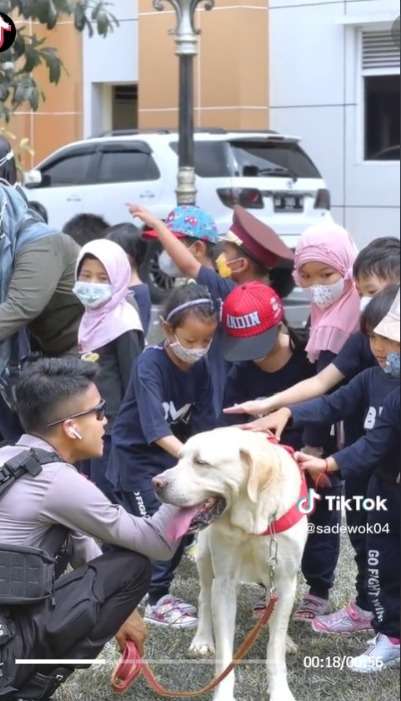 Viral Video Polisi Yogya Sedang Bertugas, Disebut Ganteng oleh Warganet