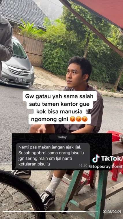 Dapat Pesan dari Teman Sekantor, Isinya Bikin Geram!