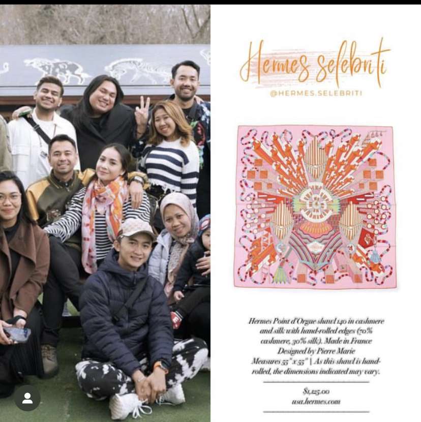 Instagram @hermes.selebriti