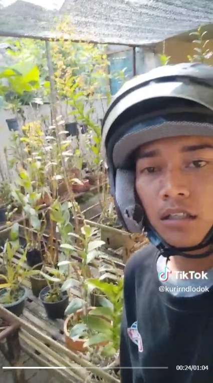Momen Kocak Drama Kurir COD, Cari Uang di Pot Bunga Sampai Cosplay Jadi Kartun Dora