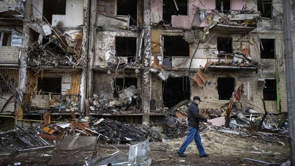 Kehancuran Ukraian akibat perang