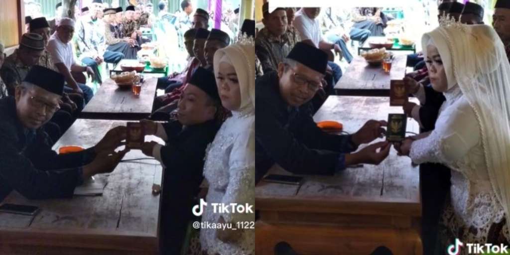 Viral Video Nikahan Pasangan Bertubuh Pendek, Banjir Doa Warganet